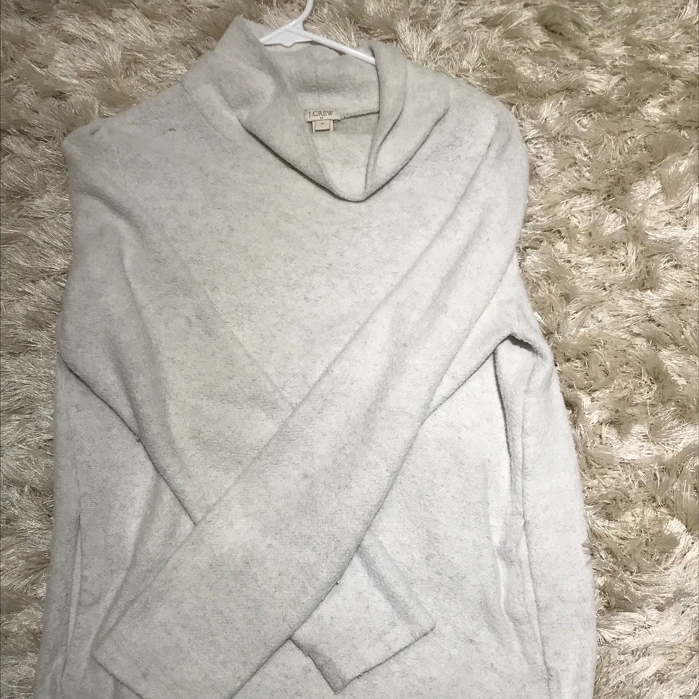 J-Crew cowl-neck sweater